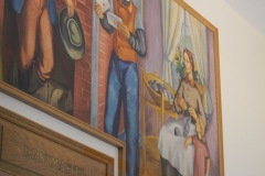 O Fallon Illinois Post Office Mural 62269 Right Side