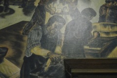 Oak Harbor Ohio Post Office Mural Detail