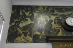 Oak Harbor Ohio Post Office Mural Left Side 43449