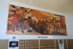 Oconomowoc Wisconsin Post Office Mural 53066 Full