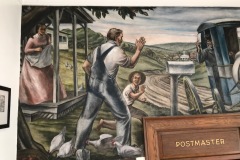 Paoli IN Post Office 47454 Mural Left