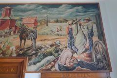 Paris Arkansas Post Office 72855 Mural Right