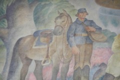 Former Park Ridge Illinois Post Office Mural 60068 Detail