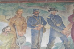 Former Park Ridge Illinois Post Office Mural 60068 Detail