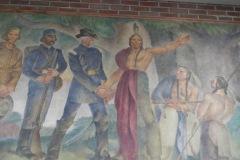 Former Park Ridge Illinois Post Office Mural 60068 Detail