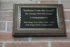 Former Park Ridge Illinois Post Office Mural 60068 Plaque