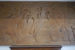 Paulding Ohio Post Office Carving 45879 Detail