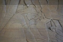 Paulding Ohio Post Office Carving 45879 Detail