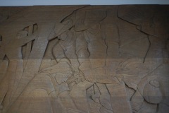 Paulding Ohio Post Office Carving 45879 Detail