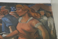 Paw Paw Michigan Post Office Mural 49079 Detail