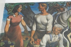 Paw Paw Michigan Post Office Mural 49079 Detail