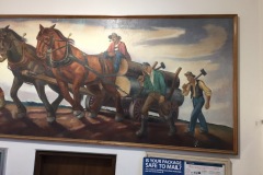 Pendleton IN Post Office 46064 Mural Right