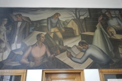 Petersburg Illinois Post Office Mural 62675 Center