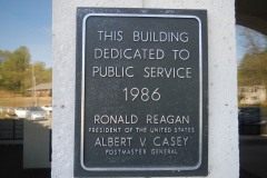 Pocahontas Arkansas Post Office 72455 Dedication Plaque