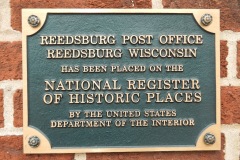 Reedsburg Wisconsin Post Office 53959 Historic Plaque