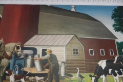 Reedsburg Wisconsin Post Office Mural 53959 Detail