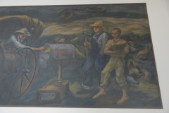 Rice Lake Wisconsin Post Office Mural 54868 Right Side