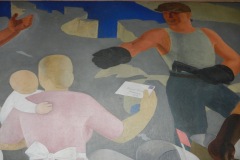 Richland Center Wisconsin Post Office Mural 53581 Detail