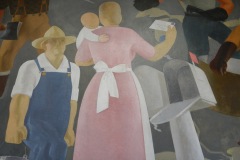 Richland Center Wisconsin Post Office Mural 53581 Detail