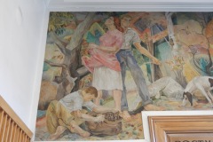 Ripley Tennessee Post Office Mural Left Side