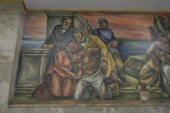 Saint Louis Missouri Main Post Office Mural Pre-Civil War Missouri Left Side