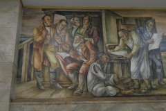 Saint Louis Missouri Main Post Office Mural The Struggle for Statehood Left Side