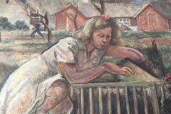 Selbyville DE Post Office 19975 Mural Detail