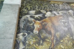Sheboygan Wisconsin Post Office 53081 Mural Agriculture Left Side