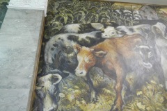 Sheboygan Wisconsin Post Office 53081 Mural Agriculture Left Side