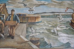 Sturgeon Bay Wisconsin Post Office Mural 54235 Center