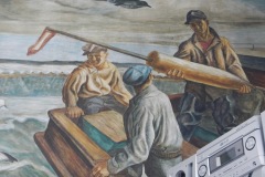 Sturgeon Bay Wisconsin Post Office Mural 54235 Detail