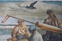 Sturgeon Bay Wisconsin Post Office Mural 54235 Detail