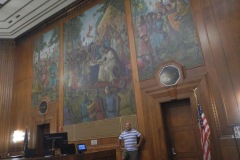 Former Terre Haute Indiana Post Office Mural 47802 DG