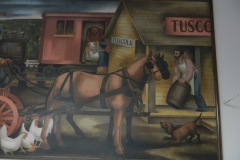 Tuscola Illinois Post Office Mural 61953 Detail