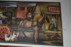 Tuscola Illinois Post Office Mural 61953 Detail