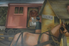 Tuscola Illinois Post Office Mural 61953 Detail