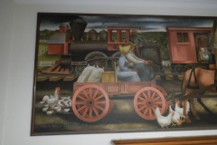 Tuscola Illinois Post Office Mural 61953 Left Side