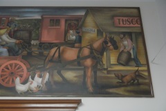 Tuscola Illinois Post Office Mural 61953 Right Side