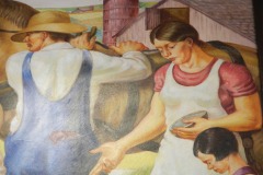 Wapakoneta Ohio Post Office Mural 45895 Detail