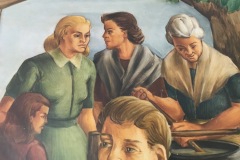 Washington New Jersey Post Office 07882 Mural Detail