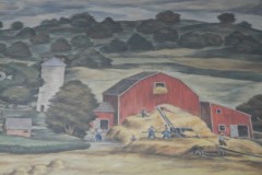 Waupaca Wisconsin Post Office Mural Detail