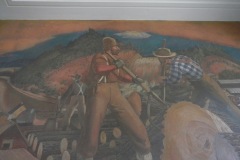 Former Wausau Wisconsin Post Office Mural 54403 Detail