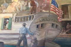 Waverly OH Post Office 45690 Mural Detail
