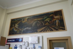 West Bend Wisconsin Post Office Mural 53095 Detail