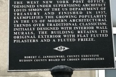 West New York New Jersey Post Office 07093 Plaque