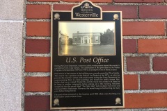 Westerville Former Post Office 43082 Plaque