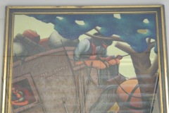 Wood River IL Post Office Mural 62084 Top