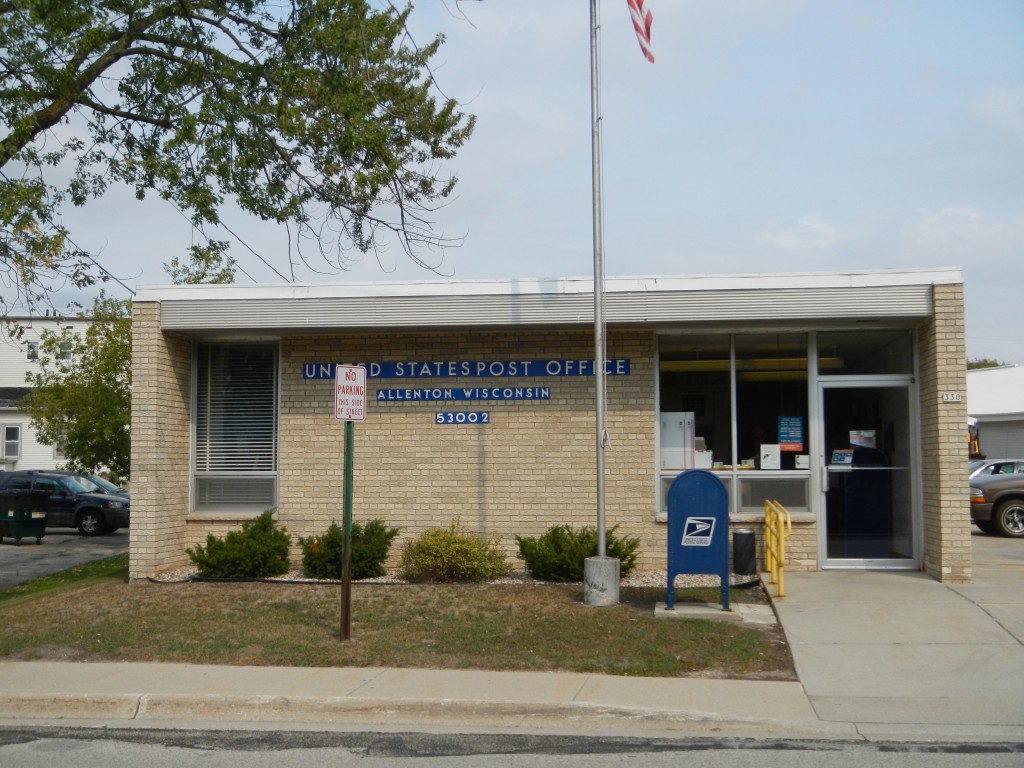 Allenton WI Post Office 53002 — Post Office Fans